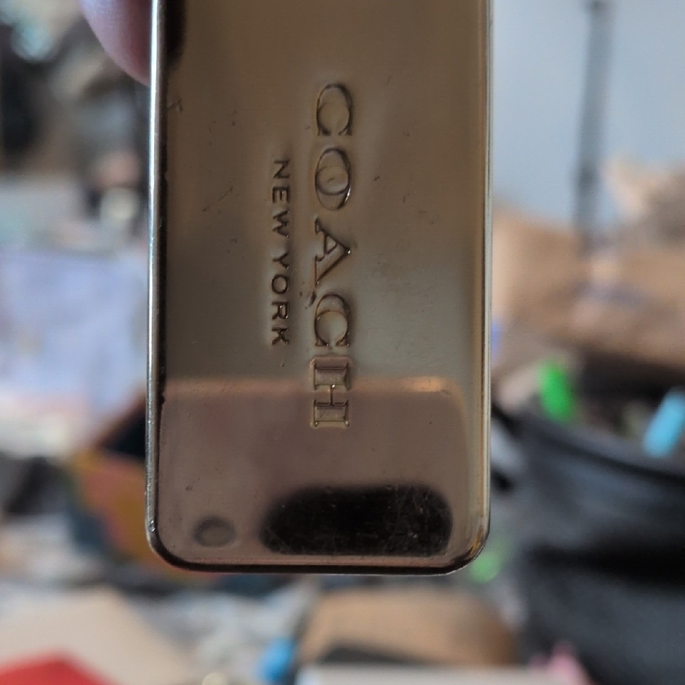 Coach Metal Gold Hang Tag - Picture 3 of 4